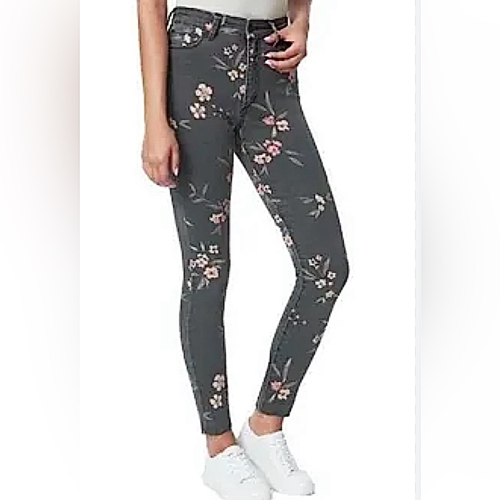 Joes Jeans, Women’s, The Charlie High-rise Skinny Crop, Floral, Jeans.